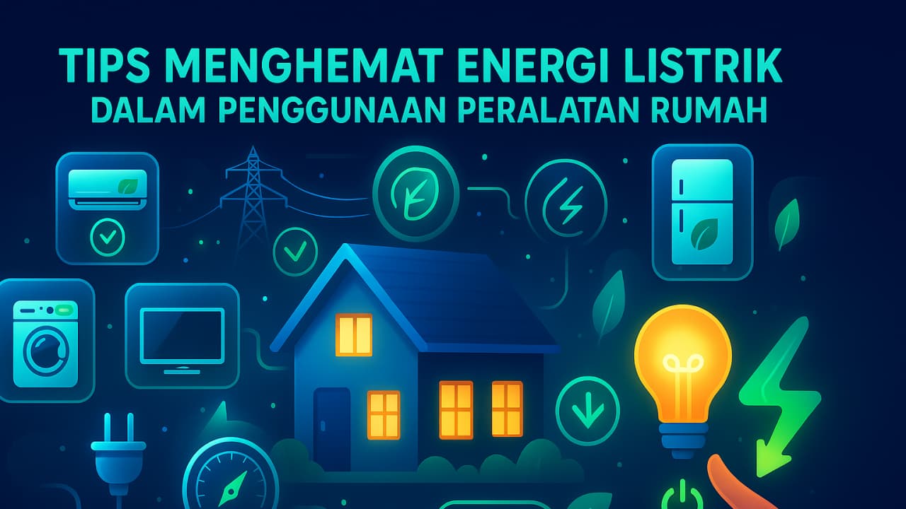 Tips Menghemat Energi Listrik dalam Penggunaan Peralatan Rumah