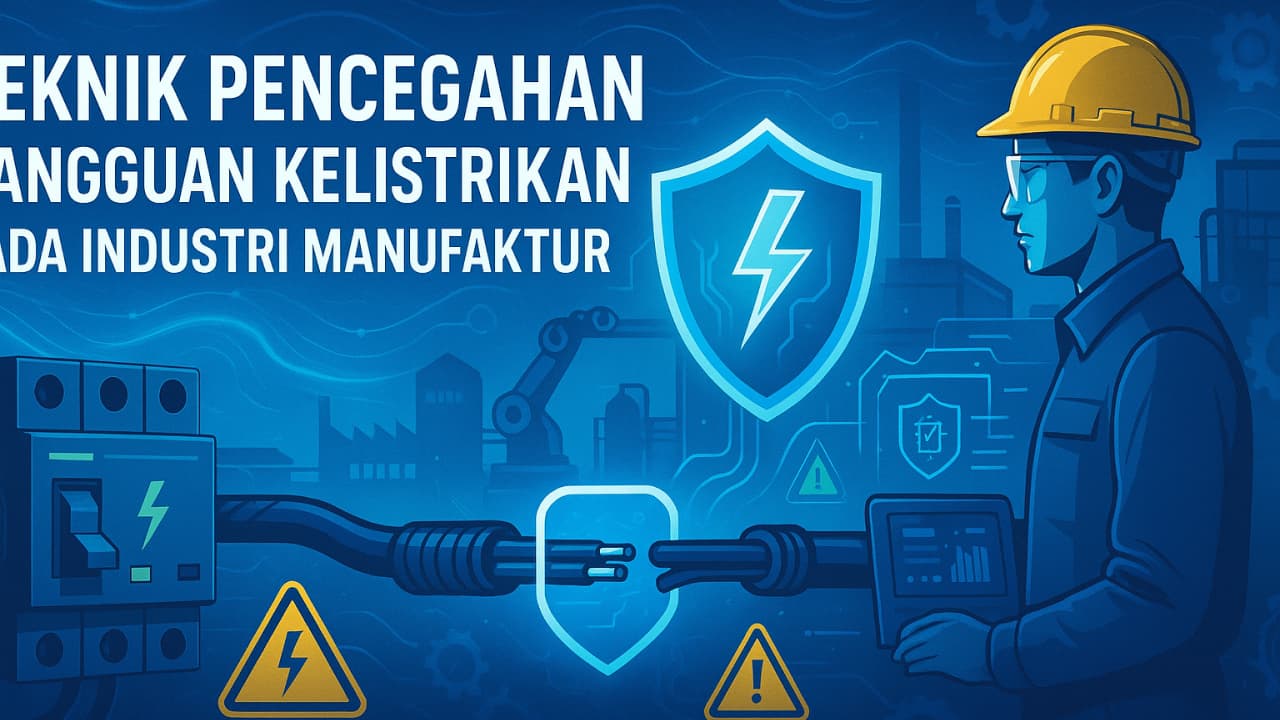 Teknik Pencegahan Gangguan Kelistrikan pada Industri Manufaktur