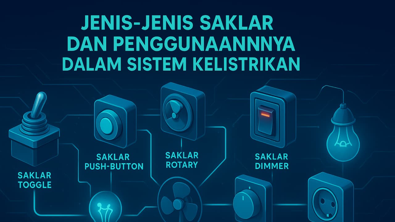 Jenis-jenis Saklar dan Penggunaannya dalam Sistem Kelistrikan