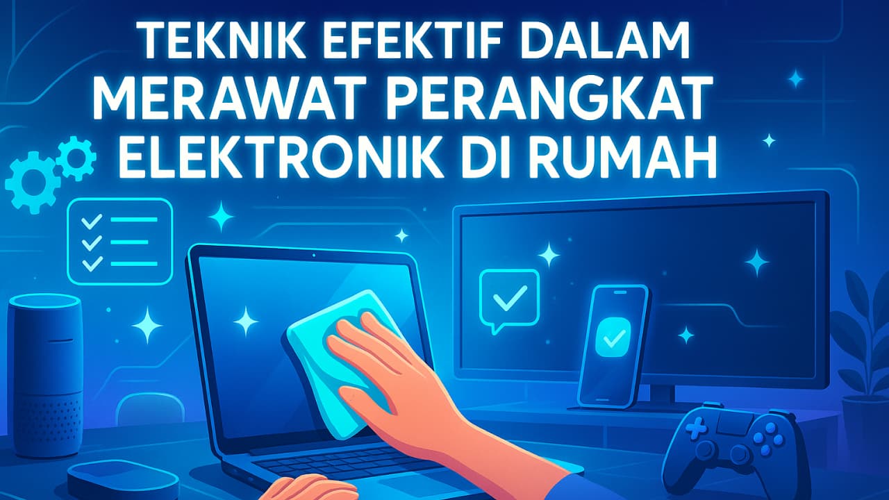 Teknik Efektif dalam Merawat Perangkat Elektronik di Rumah